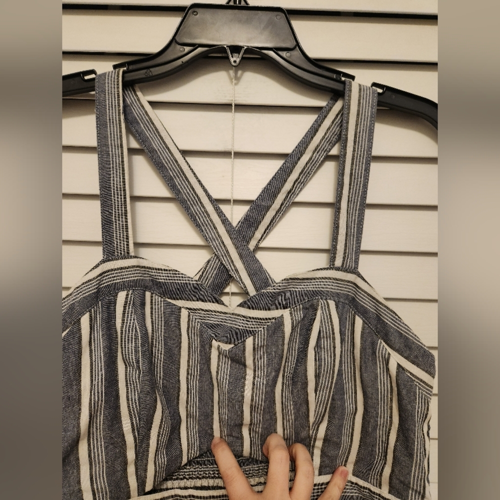 Altar'd Statr Striped Keyhole Dress Size Large - Picture 8 of 10